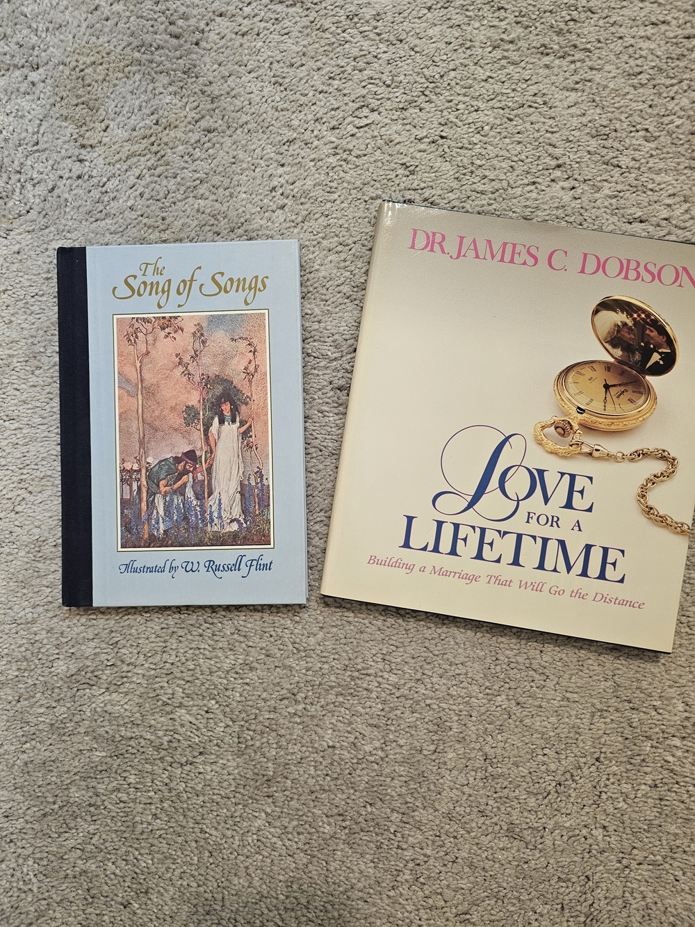 Love for a Lifetime by Dr. James C. Dobson Hardcover And  The Song Of Songs Hard